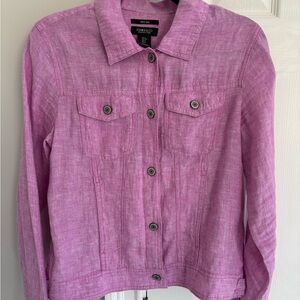 Jones New York Pink Women's linen Jacket